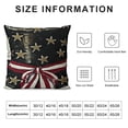 thumbnail image 5 of SHANXI  Independence Day Pillow Cover Red Blue Patriotic Flower Hat Throw Pillow Case 4th of July America Freedom Cushion Cover 22x22in, 5 of 5