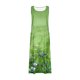 thumbnail image 4 of Vestido de Verano para las Mujeres sin Mangas Lino-Look Impreso Maxi, Suelto Fluido Y Vestido Sexy de Moda para las Mujeres, 4 of 5