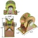 thumbnail image 2 of (Paquete de 4) Rueda con ranura en V de 2", ruedas para puerta corrediza, rodillo rígido resistente para riel en V invertido, puerta rodante, riel para máquinas industriales, 2 of 5