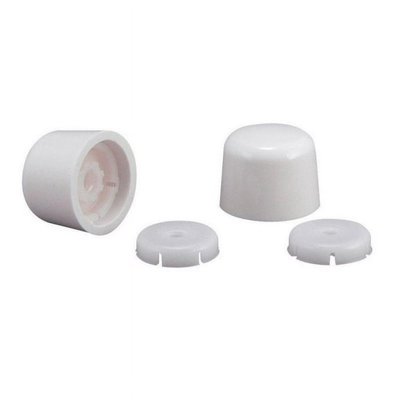 Plumb Pak PP835-30WHL Bolt Cap, Universal, White