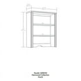 thumbnail image 6 of Home Square 3-Piece Set with L-Shaped Desk Lateral File Cabinet & Library Hutch, 6 of 27