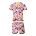 thumbnail image 6 of Kirby Boys Two Piece Rash Guard Swimsuits Kids Short Sleeve Swimwear Sets Bathing Suit, 6 of 7