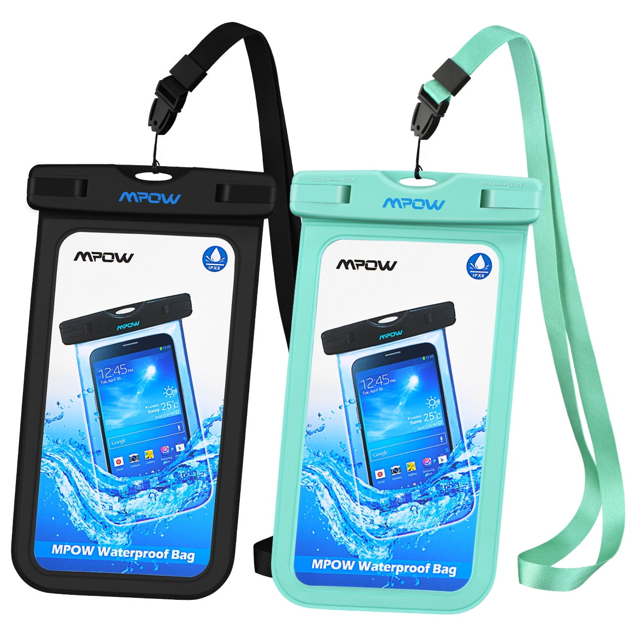 5pcs Swimming Surfing Phone Outdoor Waterproof Bag Dry Bag for Mobile PHFUK 