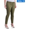 Women's Plus-Size Petite Skinny Cargo Pants With Zipper Details