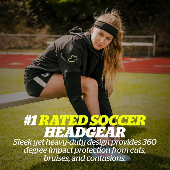 ExoShield Head Guard, Military-Grade Head Protection, Foam Padding Headband, Official Headgear of US Club Soccer