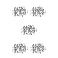 thumbnail image 3 of ZheElen Earring Stud Base Multi Stainless Handmade Popular Ear Pins Setting Daily DIY Jewelry Making Tool Beach Supplies Steel Color 5mm 5Set, 3 of 6