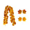 thumbnail image 2 of Adorno colgante otoñal, hoja de arce artificial, enredadera, otoño, Acción de Gracias, para la ventana del hogar, pared, 2 of 5
