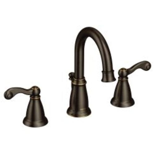 Moen Traditional Mediterranean Bronze TwoHandle Bathroom Faucet