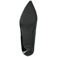 thumbnail image 6 of Journee Womens Rumi Kitten Heel Loafer Pointed Toe Pumps, Widths Available, 6 of 10