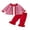 Red, variant on Cjfdfy Toddler Baby Girls Christmas Outfit Long Sleeve Plaid Tops With Bell Bottom 2 Piece Set Cute Santa Claus Christmas Tree Embroidery Christmas Fall Winter Clothes
