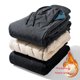 thumbnail image 4 of Pantalones de piel de cordero de invierno para hombre, pantalones deportivos casuales cálidos con forro polar, pantalones holgados, rectos, de algodón de gran tamaño que combinan con todo, 4 of 5