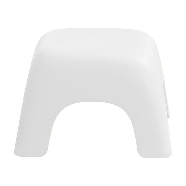 veasfak Portable Children Stool Decorative Thickened Solid for Kitchen White