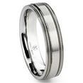thumbnail image 1 of Andrea Jewelers Cobalt Xf Chrome 6MM Brush Finish Milgrain Wedding Band Ring Sz 7.0, 1 of 4