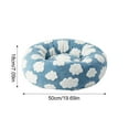 thumbnail image 2 of Donut Dog Bed Medium Size Dog - Round Cat Beds for Indoor Calming Pet with Washable Cover, Cute Modern Puppy Beds with Plush & Anti Slip Bottom(7"×20",A), 2 of 2