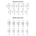 thumbnail image 5 of Joernso 24Pcs Nail Patch Environmentally Friendly Wear-resistant ABS Wearable Reusable Nail Tips for Dating, 5 of 8