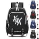 thumbnail image 2 of American Hip Hop Singer XXXTentacion Mochila USB Luminosa Carga Bolsa De La Escuela Viaje Ordenador, 2 of 4