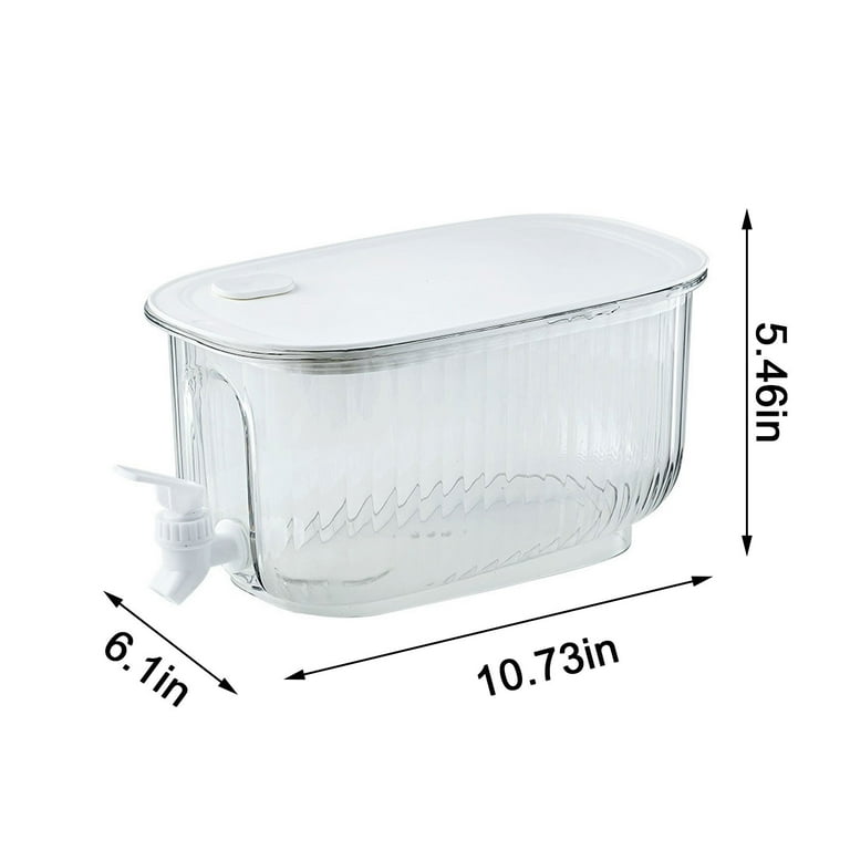 Fuebueo Clearance Fridge Drink Dispenser Drink Dispenser Home Plastic Beverage Dispenser Juice Water Fruit Teapot Lemonade Milk Containers Fridge Par