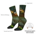 thumbnail image 4 of KLL Intellectual Frog Pond Print Cool Socks Men's Women's Crew Socks Funny Crazy Novelty Stockings, 4 of 6