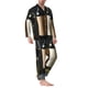 thumbnail image 2 of Balery Two Bottles Of Red And White Wine Pijama para Hombre de Dos Piezas con Manga Larga, Conjunto de Dormir y Descanso Suave con Bolsillos-X-Large, 2 of 7