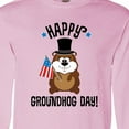 thumbnail image 4 of Inktastic Happy Groundhog Day February Long Sleeve T-Shirt, 4 of 5