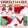 thumbnail image 6 of Bocaoying 4 Pairs Christmas Magnetic Hand Holding Socks, Red Green Funny Socks, 3D Cotton Socks for Winter Xmas Birthday Valentine Party Gift Supplies, 6 of 7