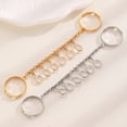 thumbnail image 6 of Waterdrops Finger Rings Geometric Fringe Adjustable Opening Rings Eye Catching Finger Jewelry Suitable for Daily Wear, 6 of 8