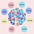 thumbnail image 2 of Ball Pit Balls, 100 Count Play Plastic Balls for Ball Pit Playpen, for Soft Plastic Pool Balls for Kids Birthday Party Toys, 2 of 7