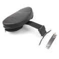 thumbnail image 5 of ALLTIMES Adjustable Driver Rider Backrest for Fatboy for Heritage for Softail Models 2007-2017, PU Leather, Built-in Sponge, Metal Stand, 5 of 8