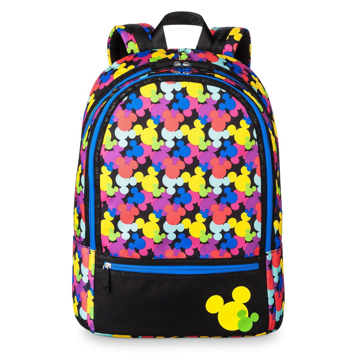 Disney Parks Multicolored Mickey Mouse Icons Backpack New With Tags