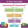 thumbnail image 4 of GRIPSTIC® Reusable Plastic Multicolor Bag Sealing Clips, 12-Pack Assortment, 4 of 6