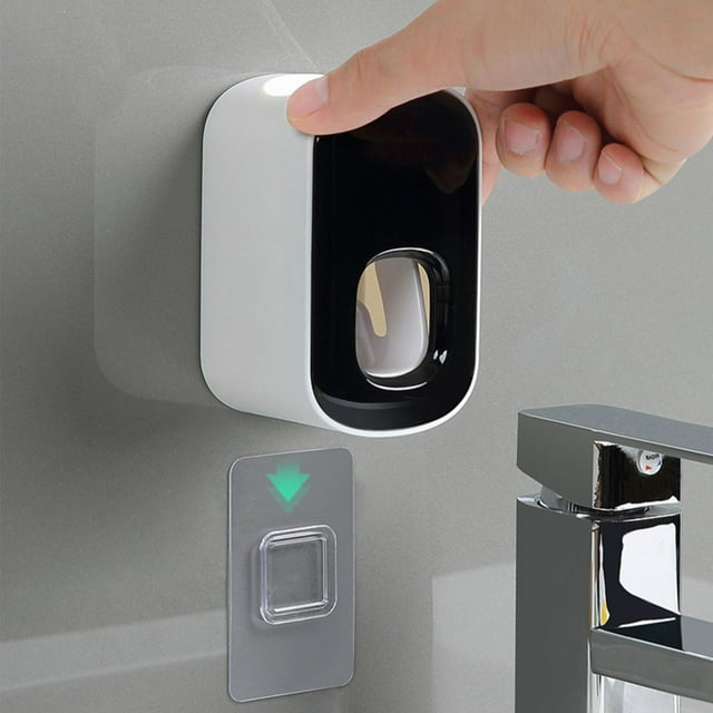 Toothpaste Dispenser Automatic Toothpaste Dispenser Toothpaste Squeezer Dispenser Toothpaste Dispenser Wall Mounted For Bathroom Automatic Toothpaste Squeezer Toothpaste Dispenser