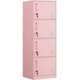 thumbnail image 5 of Metal Lockers for Employees,Office Storage Locker with 4 Door,Tall Locker Cabinet for Employees,School, Office, Home, Gym,Bedroom, 5 of 8