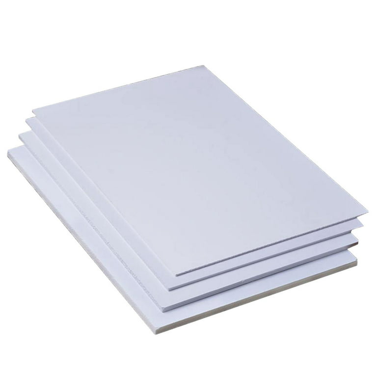 White Sheets Foam Board Building Model Display 2mm Thick, Size: 200mm x 300mm x 2mm