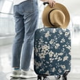 thumbnail image 2 of Pioneer Flower Floral Print Pattern Luggage Cover Fashion Suitcase Cover Baggage Covers Fit 25-28 Inch Luggage (Go Travel), 2 of 5