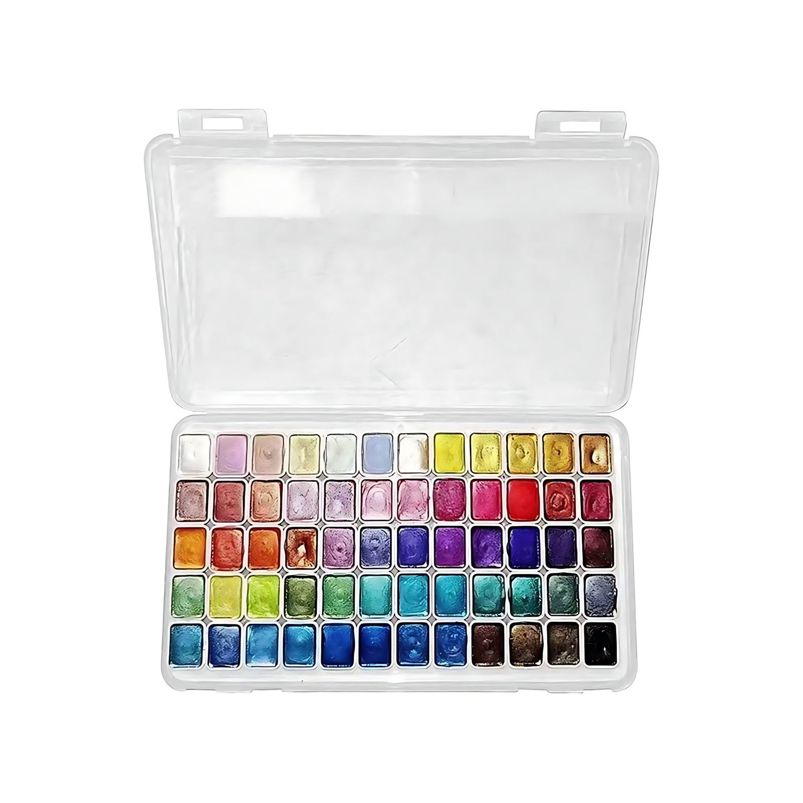 Yunuuuoa 5 Packs Pearlescent Shifting Watercolor Paint Set with Glitter Metallic Pigments for Artists Watercolor Painting on Paper Canvas Ceramics Rock Art Nail Design Professional Art Supplies