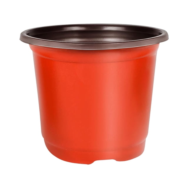 Maceta de plástico de 4 pulgadas con 100 piezas reutilizables para sembrar semillas, esquejes y trasplantar.