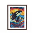 thumbnail image 3 of 5D Diamond Art Painting by Number Kits for Adults Colorful Orcas Jumping DIY Paint with Full Drill Round Diamond Gems Painting Art Craft for Home Wall Decor 15.8x19.8in(3), 3 of 8