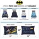 thumbnail image 3 of Juego de ropa de cama Franco Batman, tamaño doble, con edredón y sábanas, 3 of 6