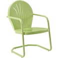 thumbnail image 3 of Crosley Furniture CO1001A-KL Griffith Retro Metal Outdoor Chair, Key Lime & CO1011A-KL Griffith Retro Metal Outdoor Side Table, Key Lime, 3 of 18
