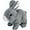 Grey, variant on Bunby - My Realistic Bunny Toy, Hopearl Hopping Rabbit Interactive Electronic Pet Plush Bunny Toy Easter Plush Stuffed Bunny Toy with Sounds and Movements Animated Walking Wiggle Ears Twitch (White)
