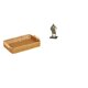 thumbnail image 1 of Cestas de almacenamiento,Cestas de almacenamiento de cocina tejidas con asas hechas a mano,Cestas de pan redondas Bandejas para servir Rectángulo,Figura de escritorio,Estatua de, 1 of 8