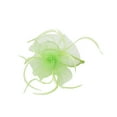 thumbnail image 1 of Thinsont Mesh Fasinator Women Headdress Long-lasting Multicolored Prom Bridal Cosplay Photo Headpiece Girl Hair Band Light Green, 1 of 6