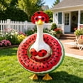 thumbnail image 7 of AuroraX 23 inch Porch Goose Outfits Porch Goose Hawaiian Bikini Outfit 23" 19" Summer Happy Birthday with Sunglasses Swimming Ring Porch Duck Clothing Outdoor Decor Porch Goose Accessories, 7 of 7