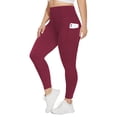 thumbnail image 2 of 4pcs High-Waisted plus size Yoga Leggings with Pocket for Women - Quick-Dry, Breathable, and Butt Lifting - Perfect for Fall & Winter, 2 of 12