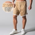 thumbnail image 3 of Pantalón Corto Deportivo Hombre TFixol Caqui 3X-Large, 3 of 8