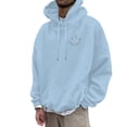 thumbnail image 5 of Christian Hoodies for Men 2025 Smile You Made God's Wake Up List Hoodie Hooded Sweatshirt with Pockets Pullover, 5 of 6