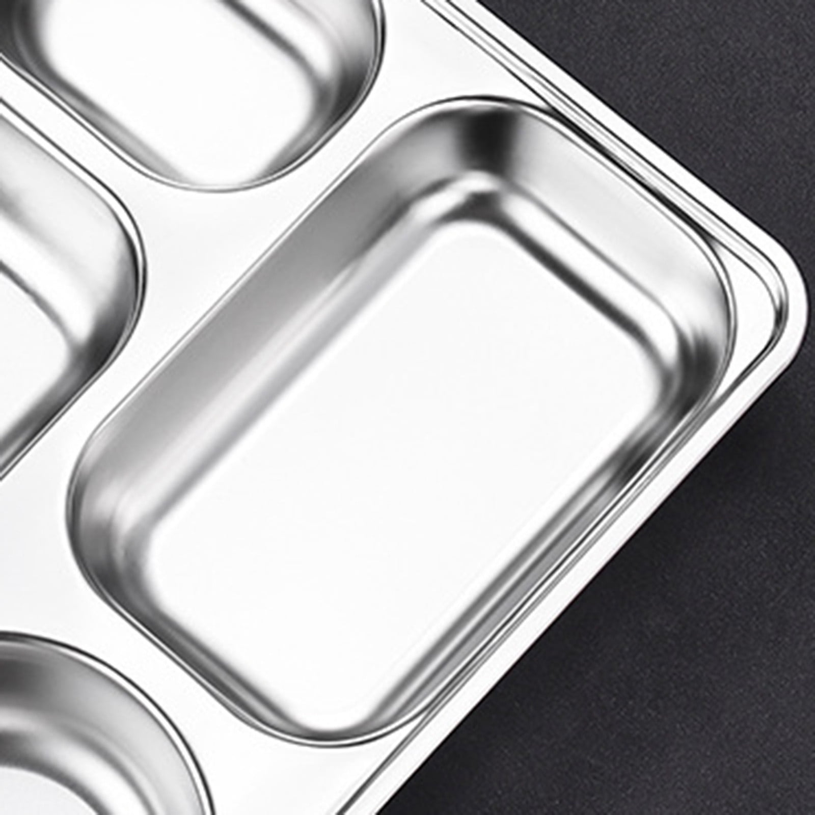 Fufafayo 2Pcs Lunch Box Thermal Insulation Food Storage Container For StudentsChildrenOffice Workers, Stainless Steel Compartments Bento Box For Study Picnic Travel, Portable Meal Prep Container