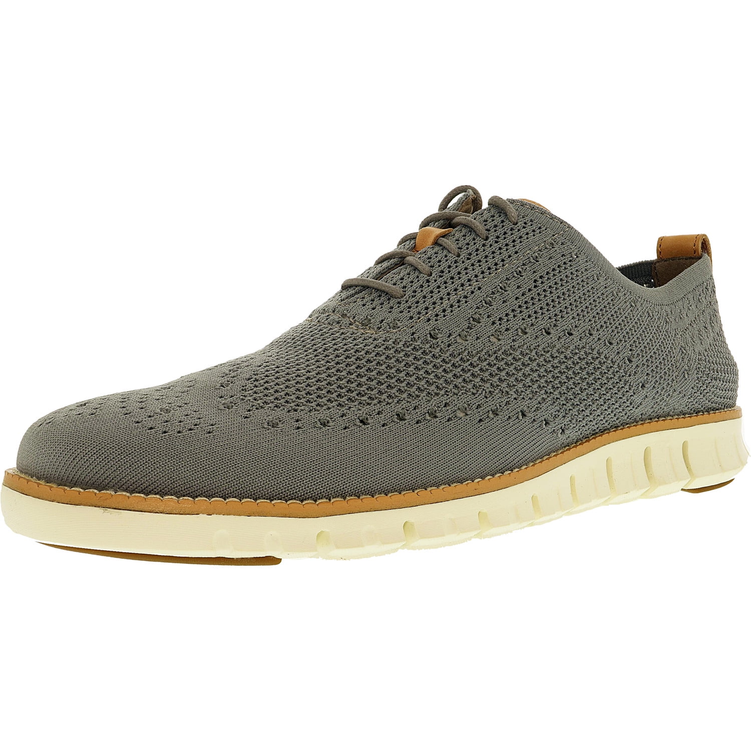 men's zerogrand stitchlite perforated knit lace up oxfords