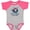 Baseball Heather and Hot Pink, variant on Inktastic Mimi and Pappy Love Me Baby Boy Boys Baby Bodysuit