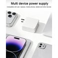 thumbnail image 3 of Cargador USB-C de 100 W POANW para MacBook, adaptador GaN plegable, 3 of 8